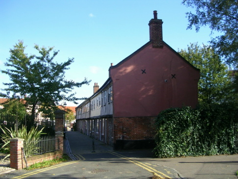Gildencroft Tudor cottages, St Augustine's, Norwich 
